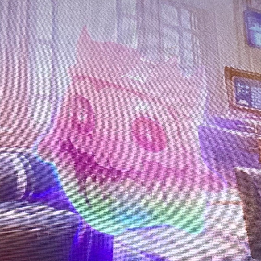 Video Game In-Game Screenshot Image – Ghost/Skull Character (In-Game Scene)