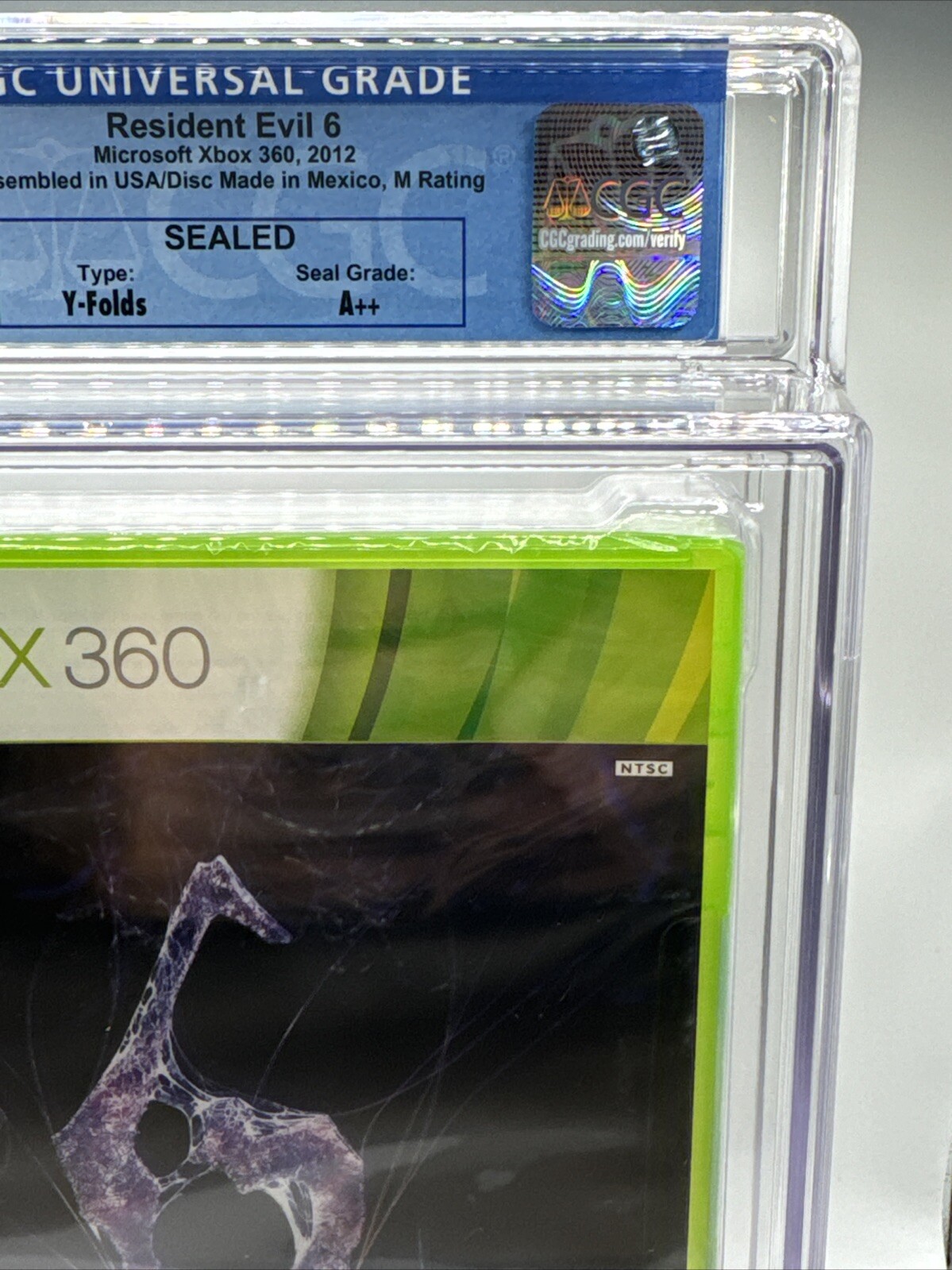 Resident Evil 6 Microsoft Xbox 360 2012 Sealed CGC Graded PERFECT 10 A++