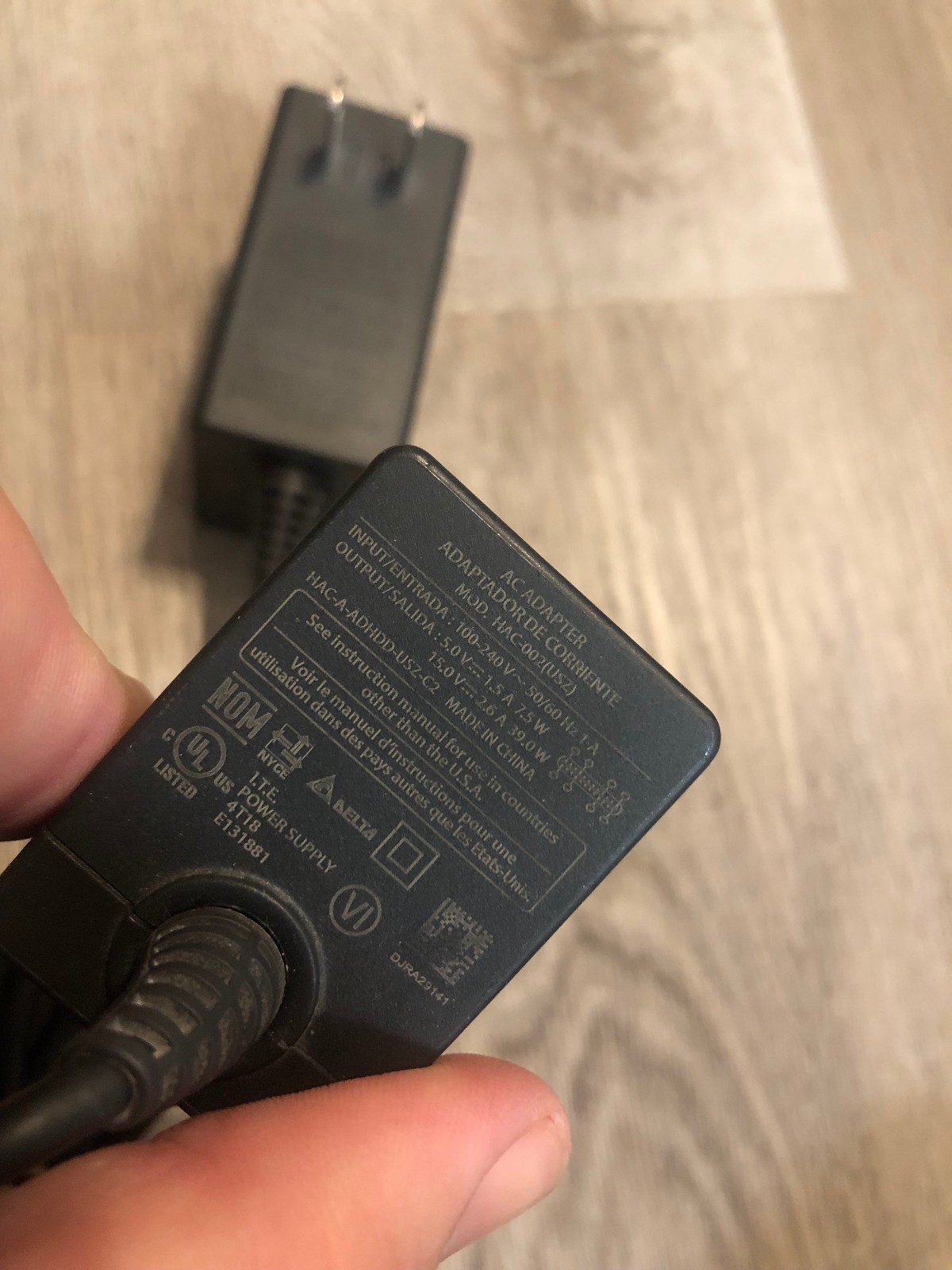 OEM Nintendo Switch AC Adapter Charger USB C HAC-002 Lot Of 2 Genuine Nintendo