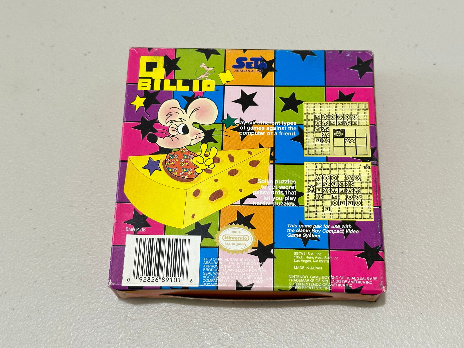 Q Billion (Nintendo Game Boy) Complete Authentic