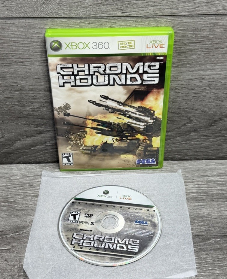 Mint💿! Chrome Hounds NO MANUAL Xbox 360 VG Refurbished + 1yr Warranty