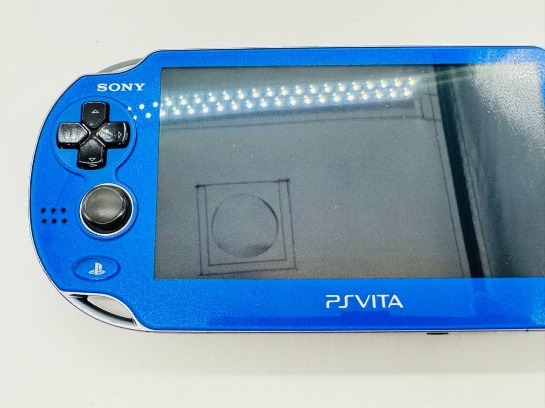 Sony PS Vita PCH-1000 Sapphire Blue Console Tested Working Japan