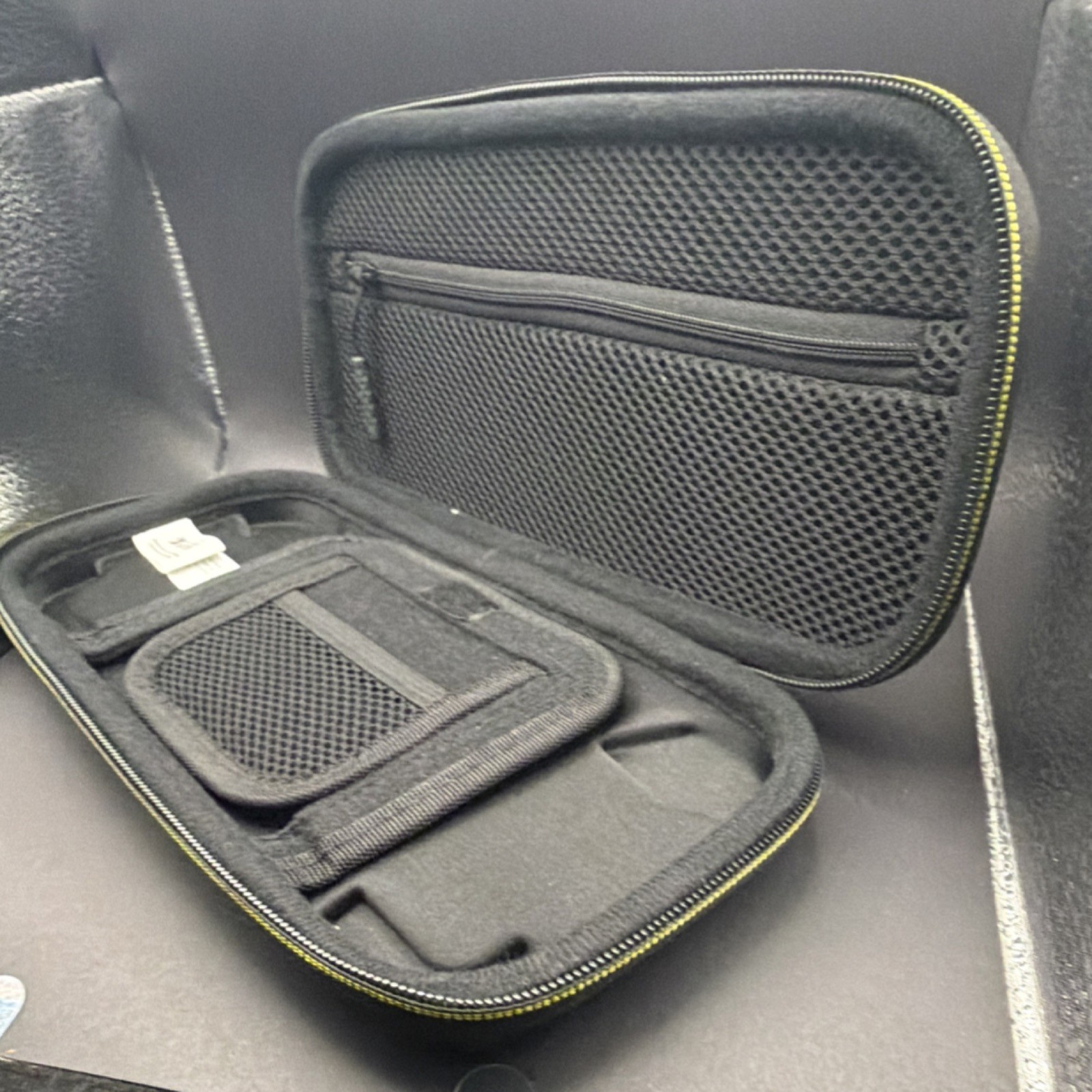 Nintendo Switch Black Yellow Star Design Padded Hard Shell Carrying Case 2023