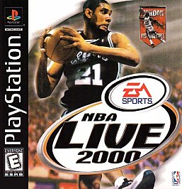 NBA Live 2000-Black Label-Playstation