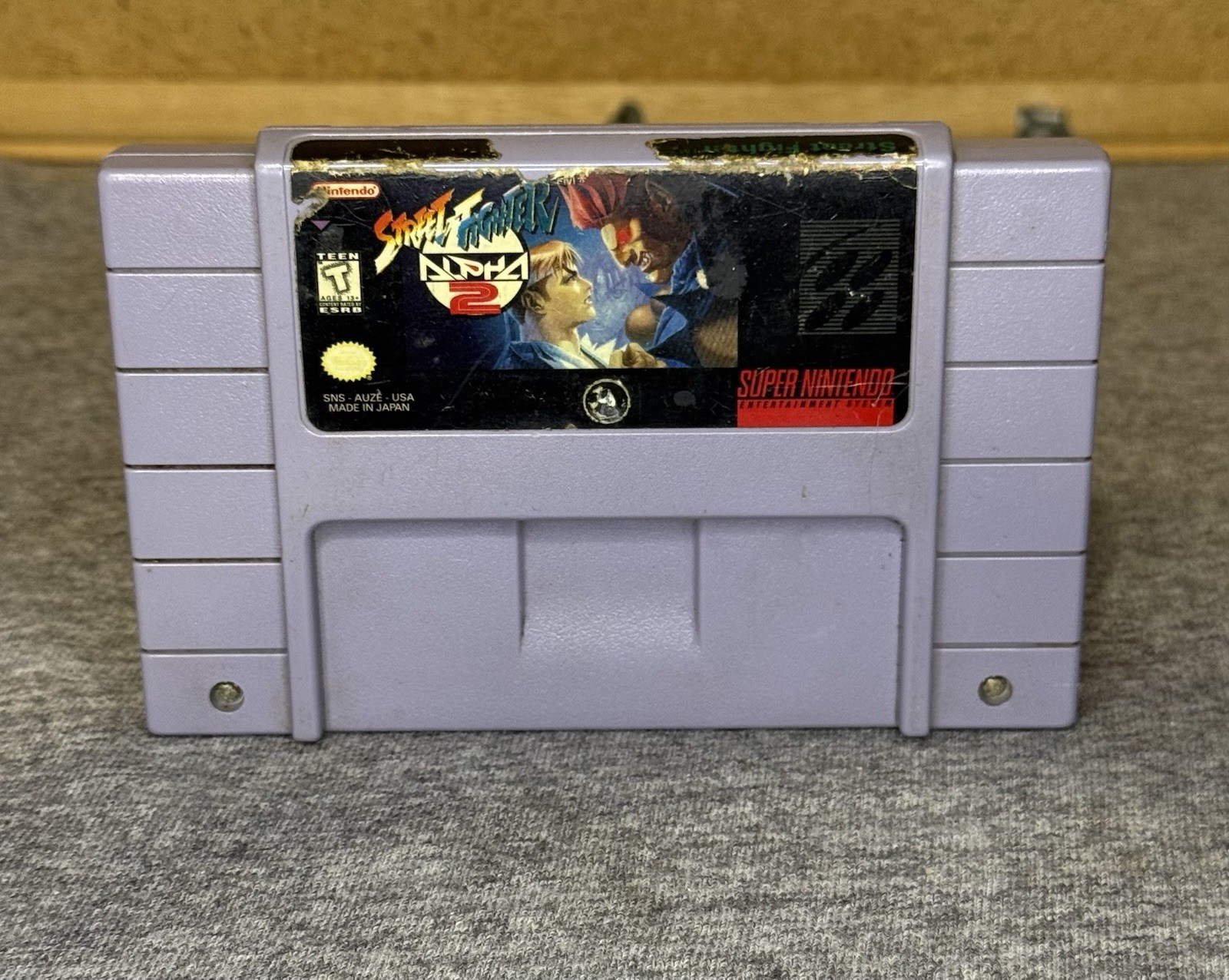 Street Fighter Alpha 2 (Super Nintendo Entertainment System, 1996) Tested SNES