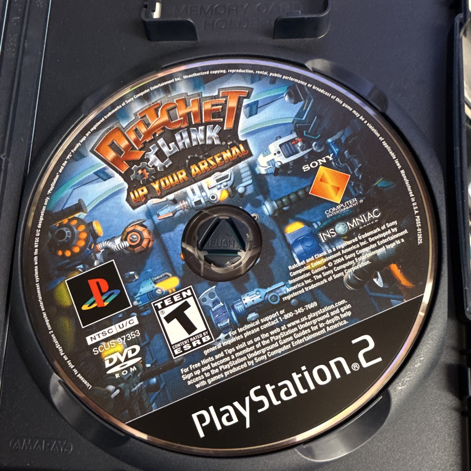 Ratchet & Clank: Up Your Arsenal (Sony PlayStation 2) CIB with manual