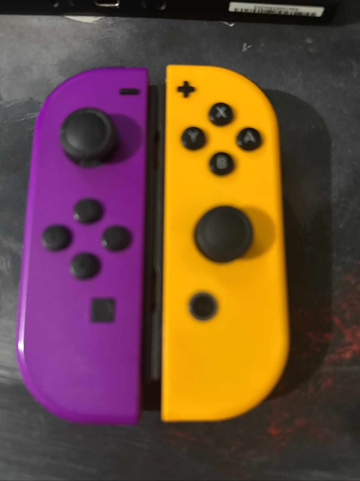 Nintendo Switch Console Yellow & Purple Joy-Con Detachable Controllers Handheld