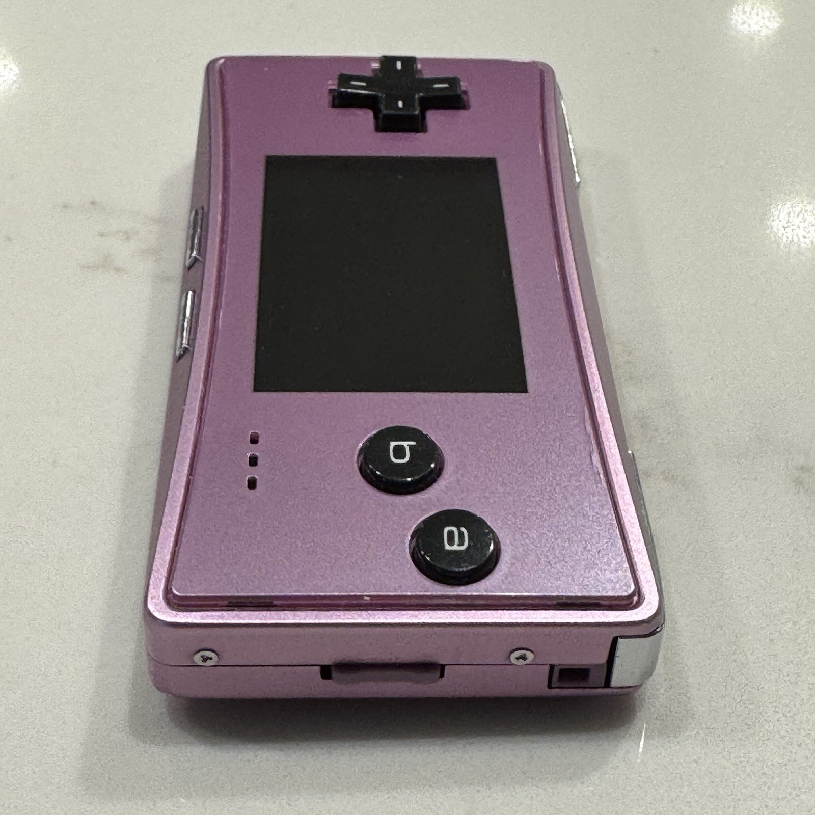 Nintendo Game Boy Micro OXY-001 Purple Console VGC Complete Box CIB OEM Charger