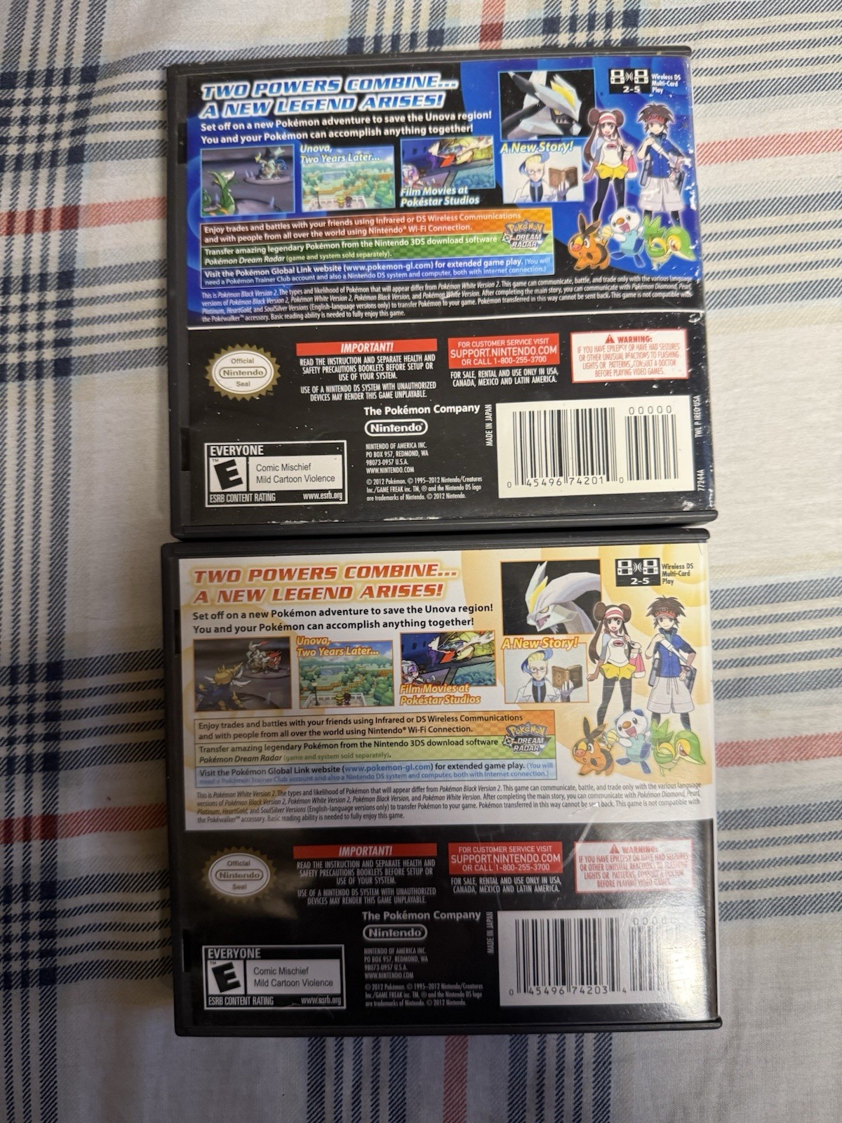 Pokemon Black Version 2 And White Version 2, AUTHENTIC & TESTED