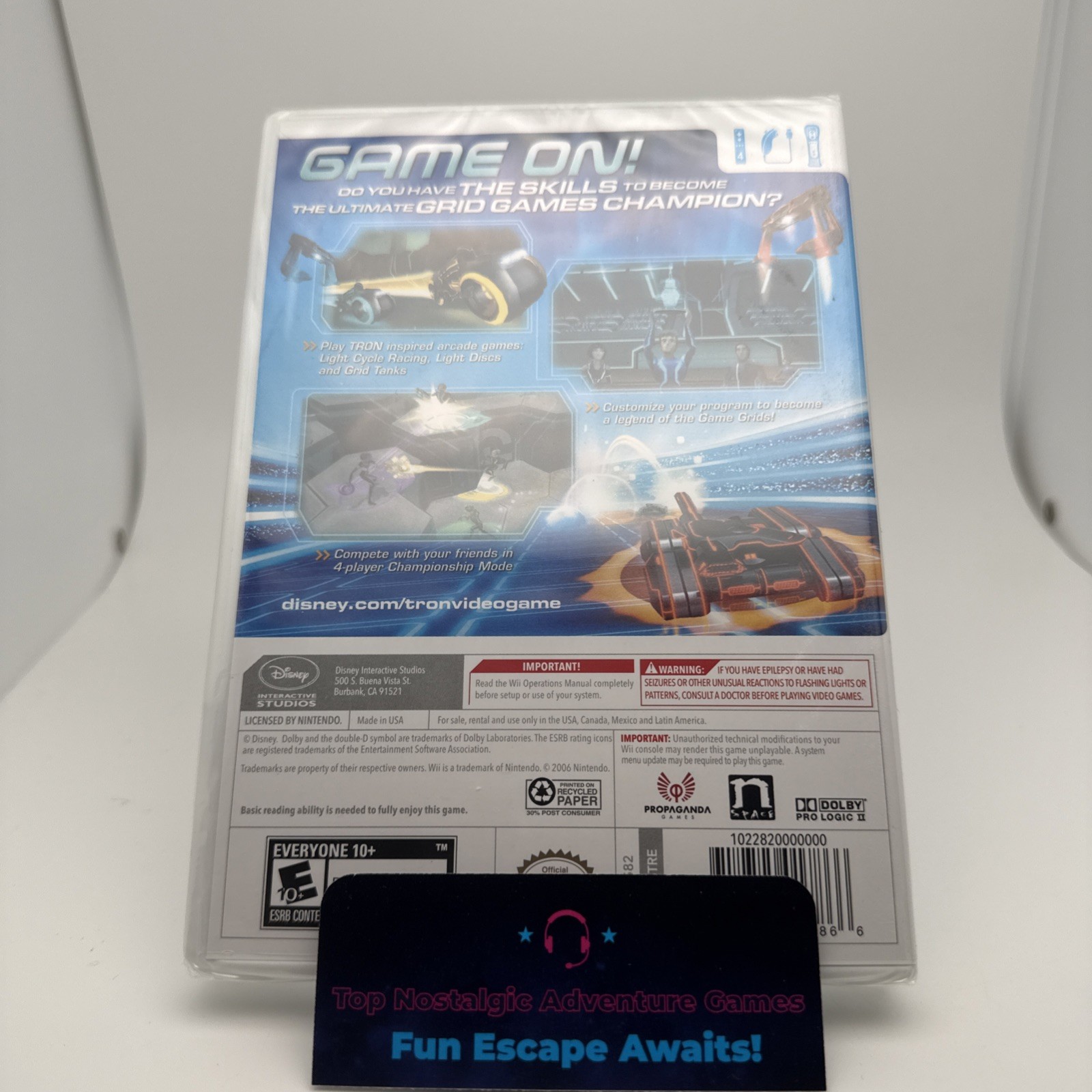 Tron Evolution Battle Grids (Nintendo Wii,2010)