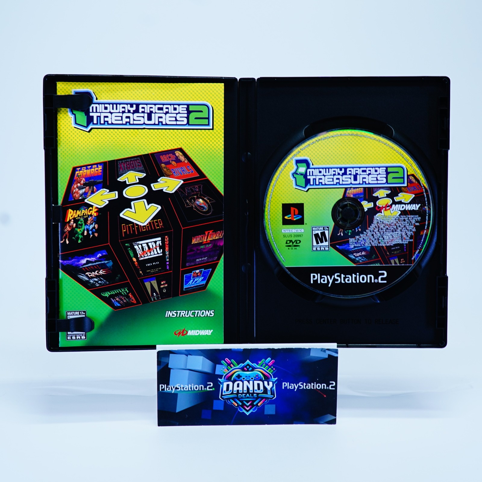 Midway Arcade Treasures 2 PS2 CIB W/ Manual – PlayStation 2