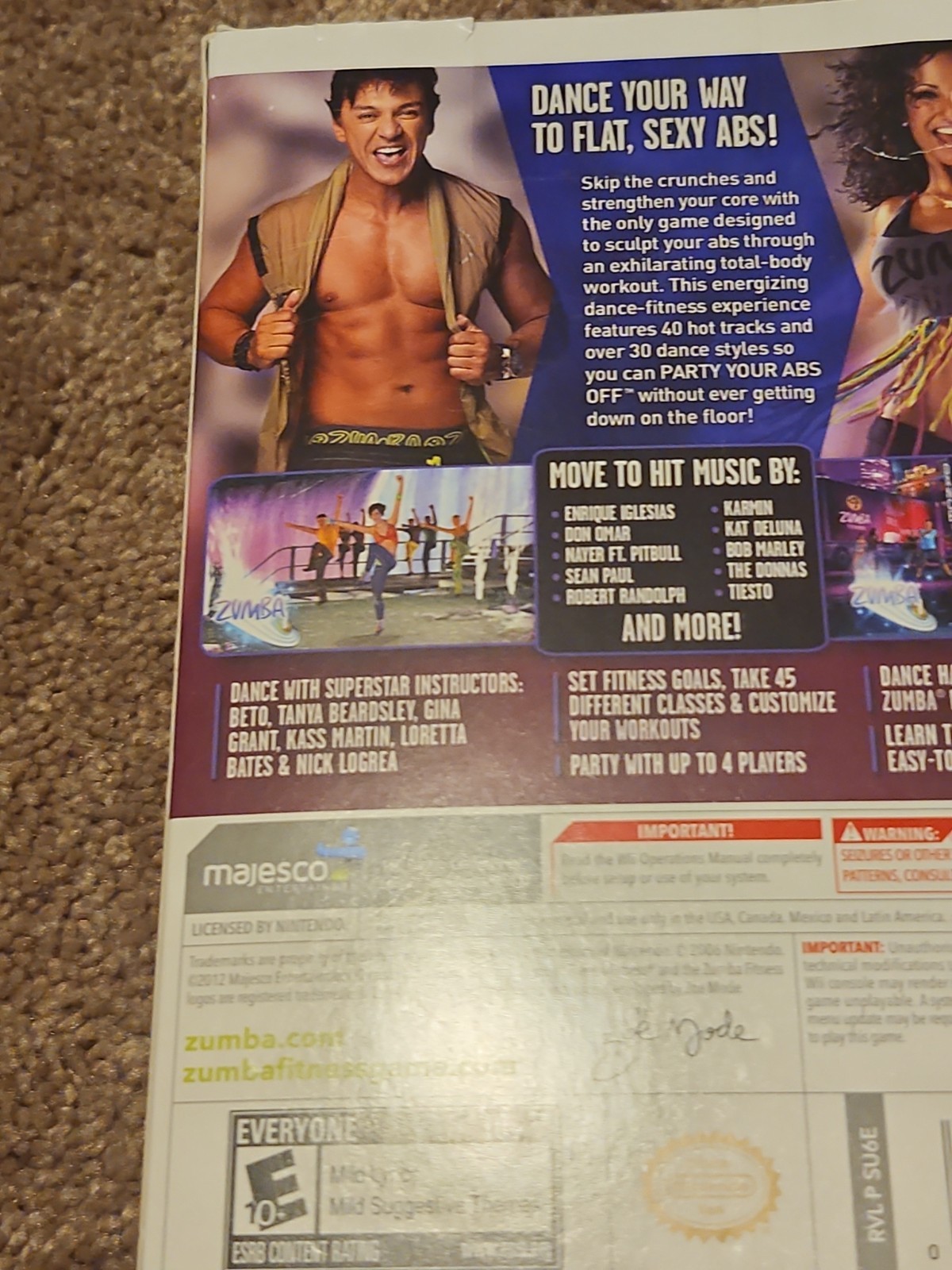 Zumba Fitness Core (Nintendo Wii) Big Box Belt Included BRAND NEW SEALED