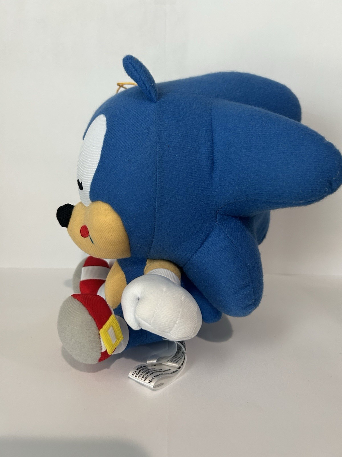 Sonic the Hedgehog Plush Doll Stuffed Toy w/ Hanging Loop, Sleeping