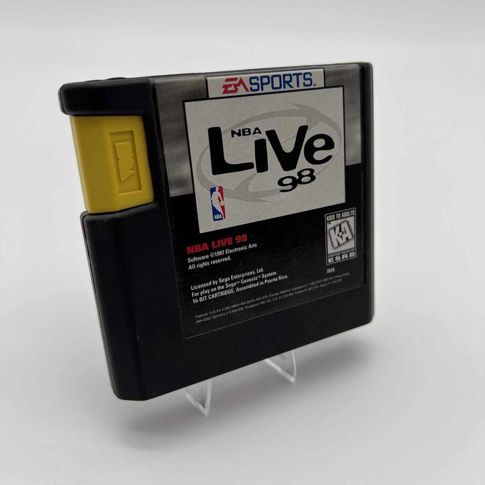 NBA Live 98 Sega Genesis Complete CIB Box Manual Tested Authentic Clean Vtg