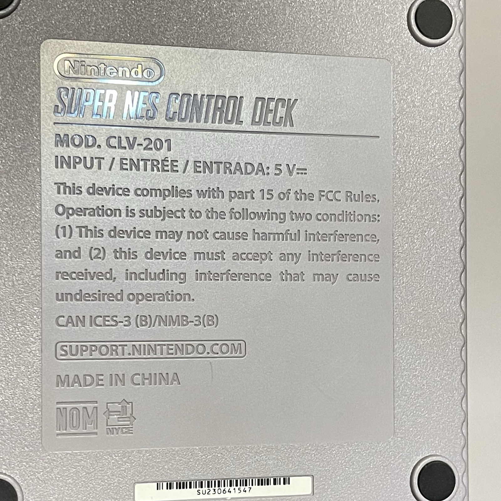 Nintendo Super NES Classic Edition Gaming Console – Grey