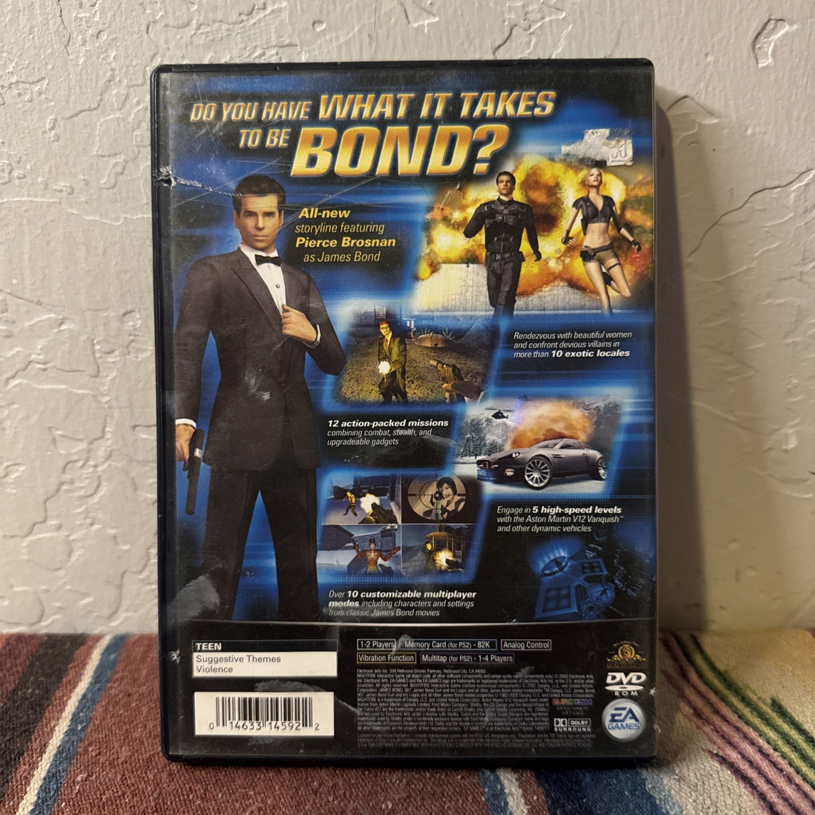 James Bond 007 NightFire PlayStation 2 PS2 2002 Tested