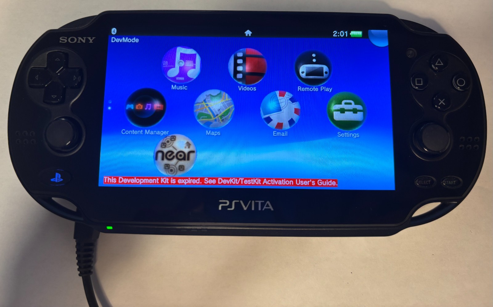 SONY PLAYSTATION PS VITA DEV (PDEL-1001) *EXPIRED* DEVELOPMENT KIT ULTRA RARE