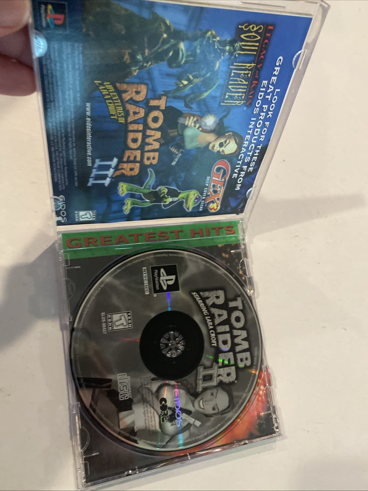 Tomb Raider II Starring Lara Croft – PlayStation 1 PS1 GH Complete CIB Excellent