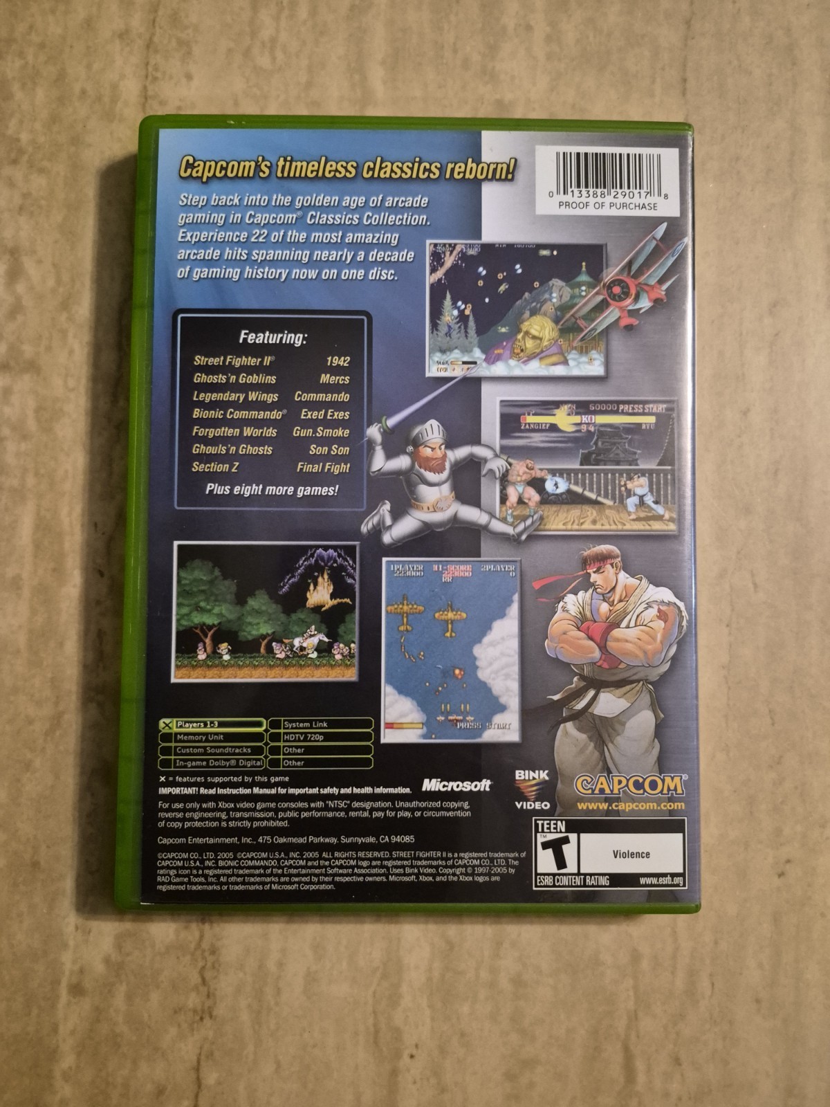 Capcom Classics Collection Xbox Complete CIB