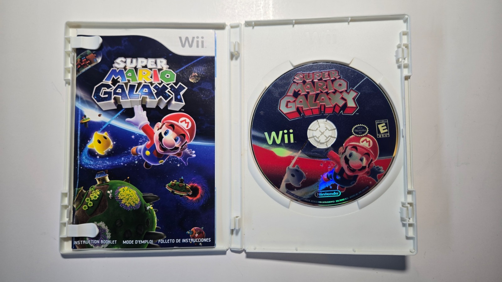 Super Mario Galaxy – Nintendo Wii used game CIB with case and manual