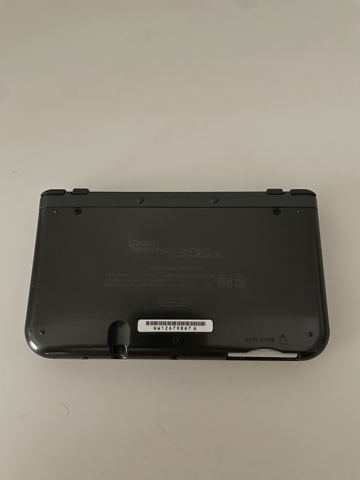 Nintendo 3DS XL Black Console tested w/ charger + 2 Games