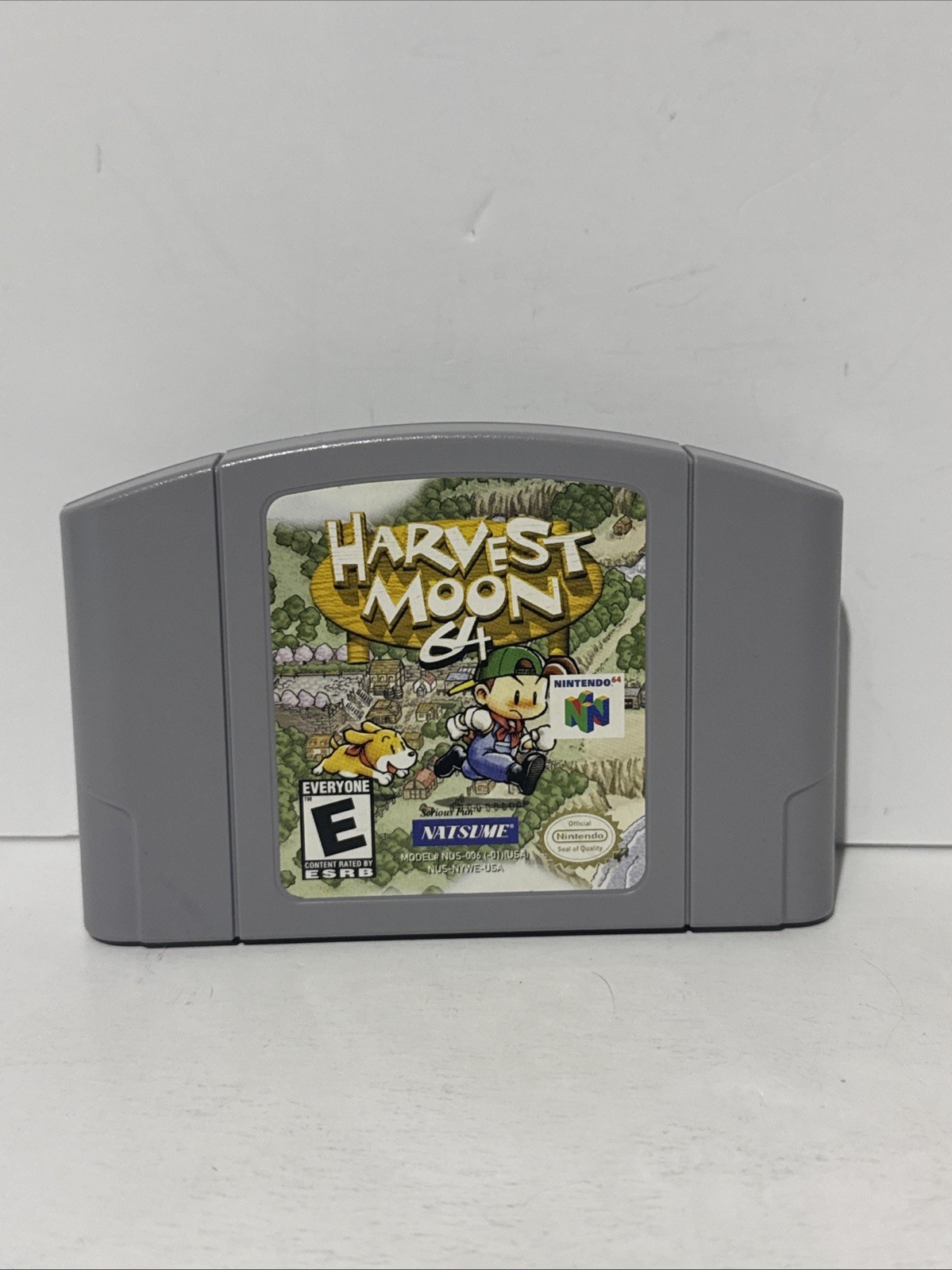 Harvest Moon (Nintendo 64 N64) Complete in Box CIB Very Nice! Box Protector