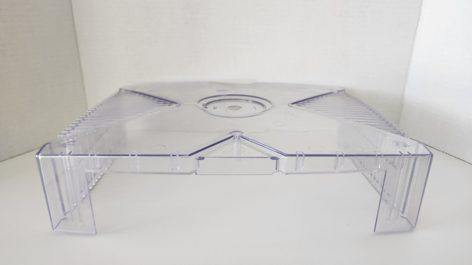Original Xbox Clear Plastic Ghost Case Lid Upper Shell Read