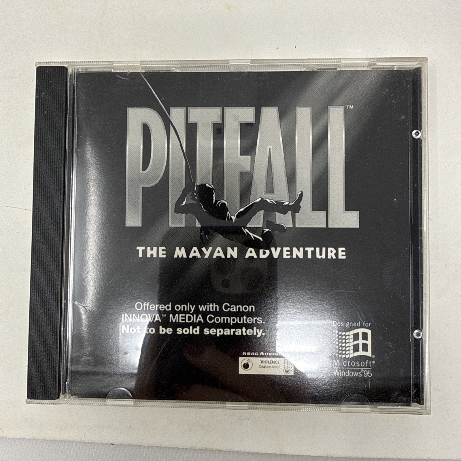 Pitfall The Mayan Adventure PC Computer CD-ROM Video Game Activision Vtg 1995