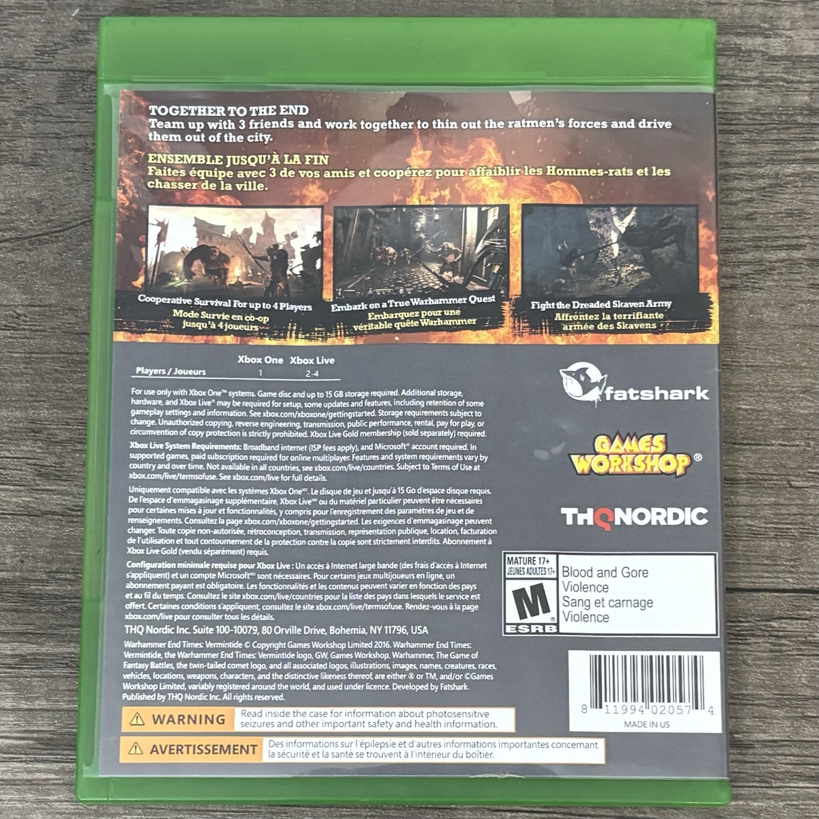 Warhammer: End Times: Vermintide – Microsoft Xbox One