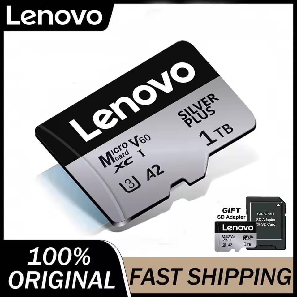 LENOVO 1TB 512GB 256GB 128GB Micro TF SD Card High Speed Class Flash Memory