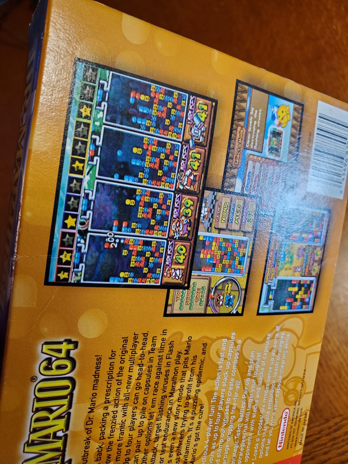 Dr. Mario 64 N64 Nintendo 64 | 2001 | Box & Manual ONLY