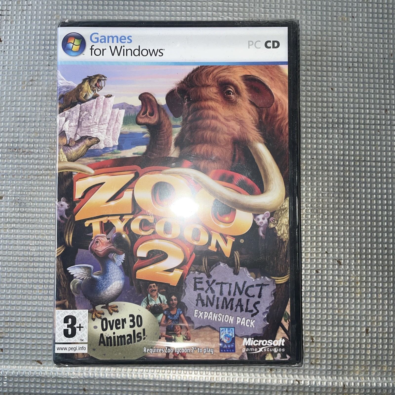 Zoo Tycoon 2: Extinct Animals Expansion Pack PC CD-ROM Windows Game SEALED