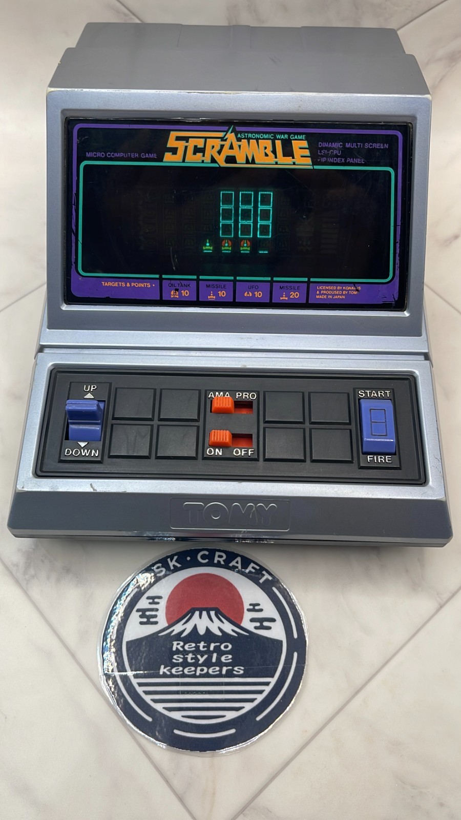 Tomy LSI Game Scramble RARE Vintage Tested Working