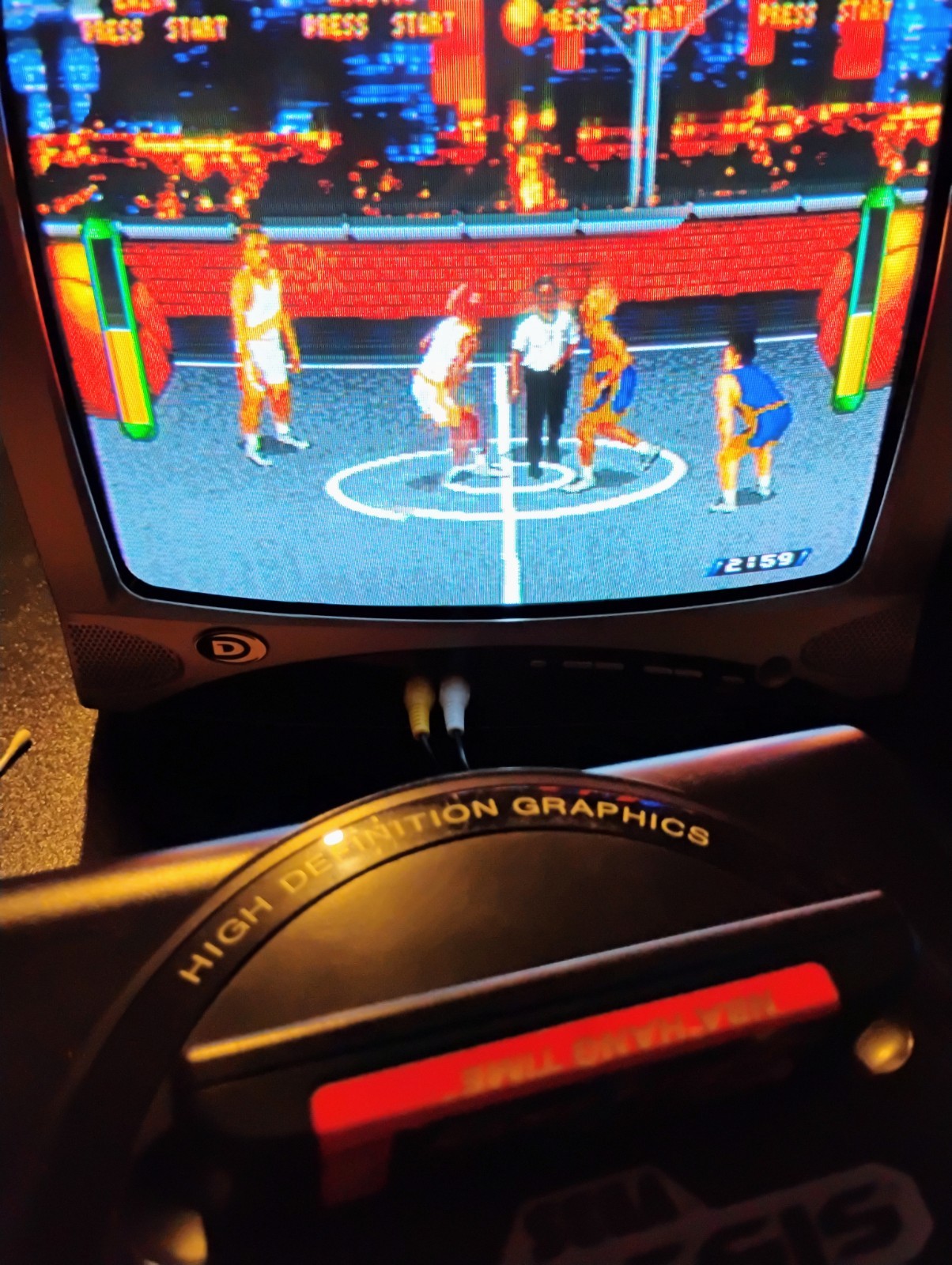 SEGA Genesis 16-Bit Black Console with Power Supply Tested Working