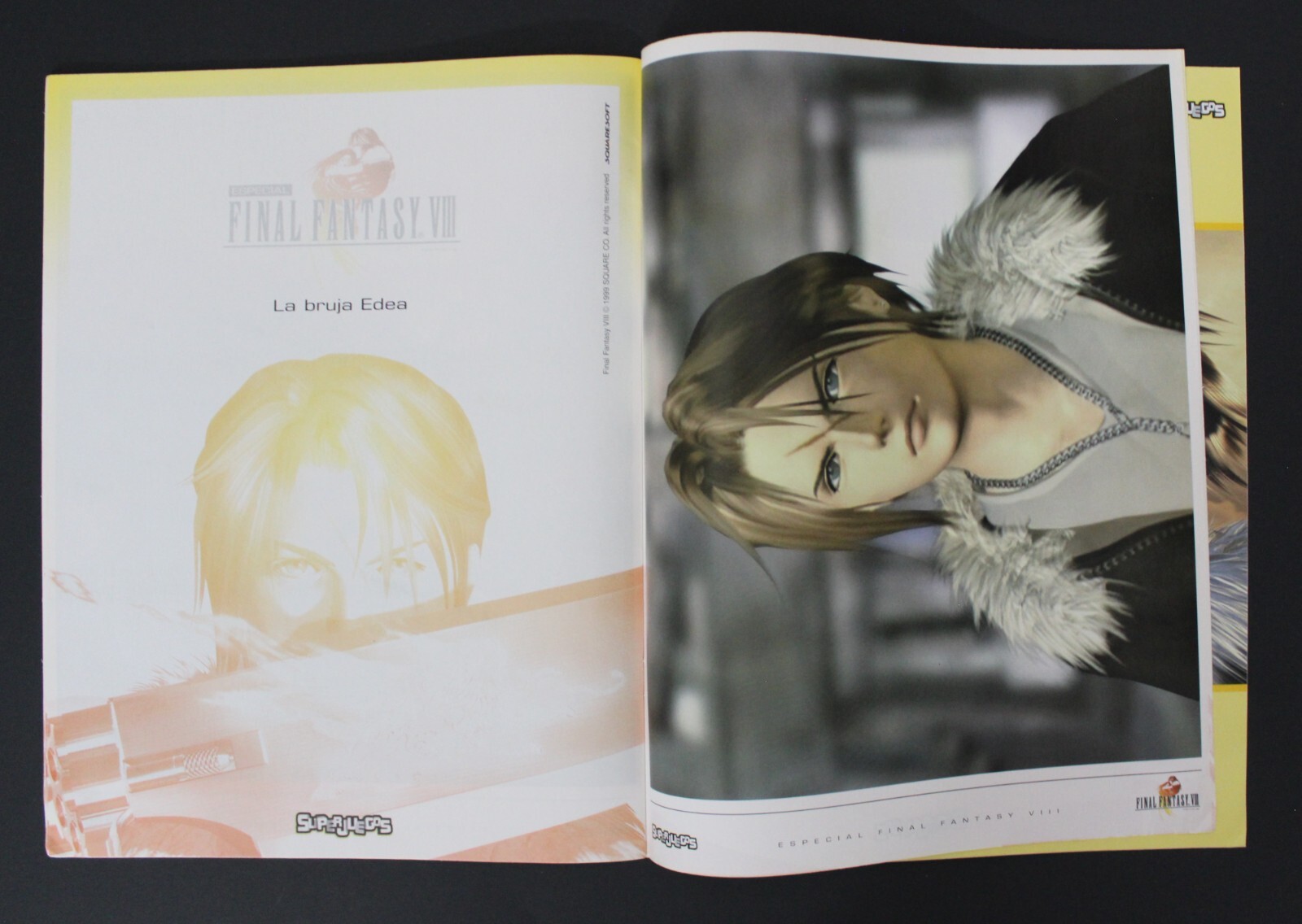 1999 FINAL FANTASY VIII Book 11.5″ x 9″ (30 x 23 cm) Spain Vintage 64 Pages VHTF