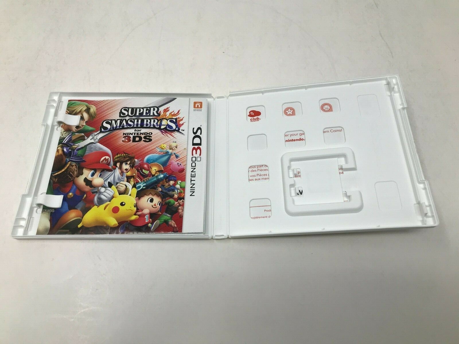 Case and Manual Only NO GAME Super Smash Bros For Nintendo 3DS Authentic