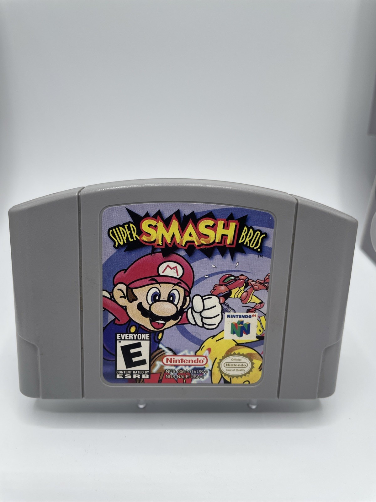 Nintendo 64 N64 Charcoal Gray 4 Player Super Smash Bros. Bundle