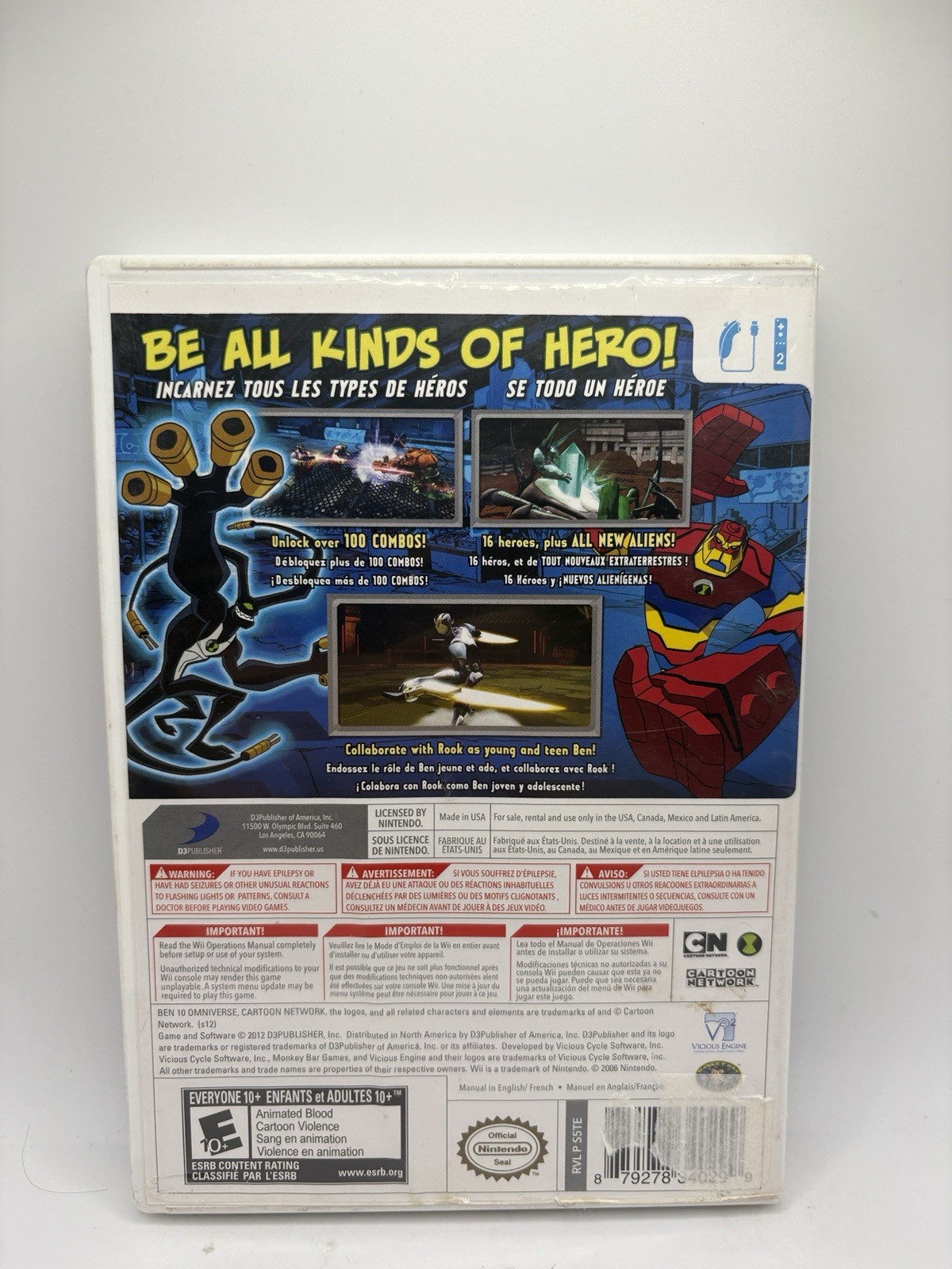 Ben 10: Omniverse (Nintendo Wii, 2012) CIB Tested
