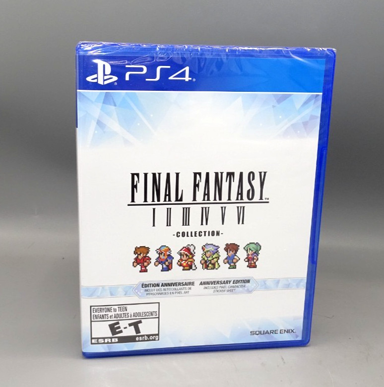 Final Fantasy I-VI Collection Anniversary Edition PS4 ***NEW SEALED***