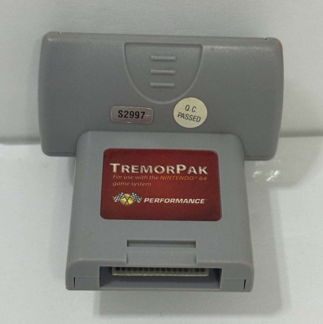 Performance TremorPak Vibration Pack High/Low Switch N64 Gray P-383