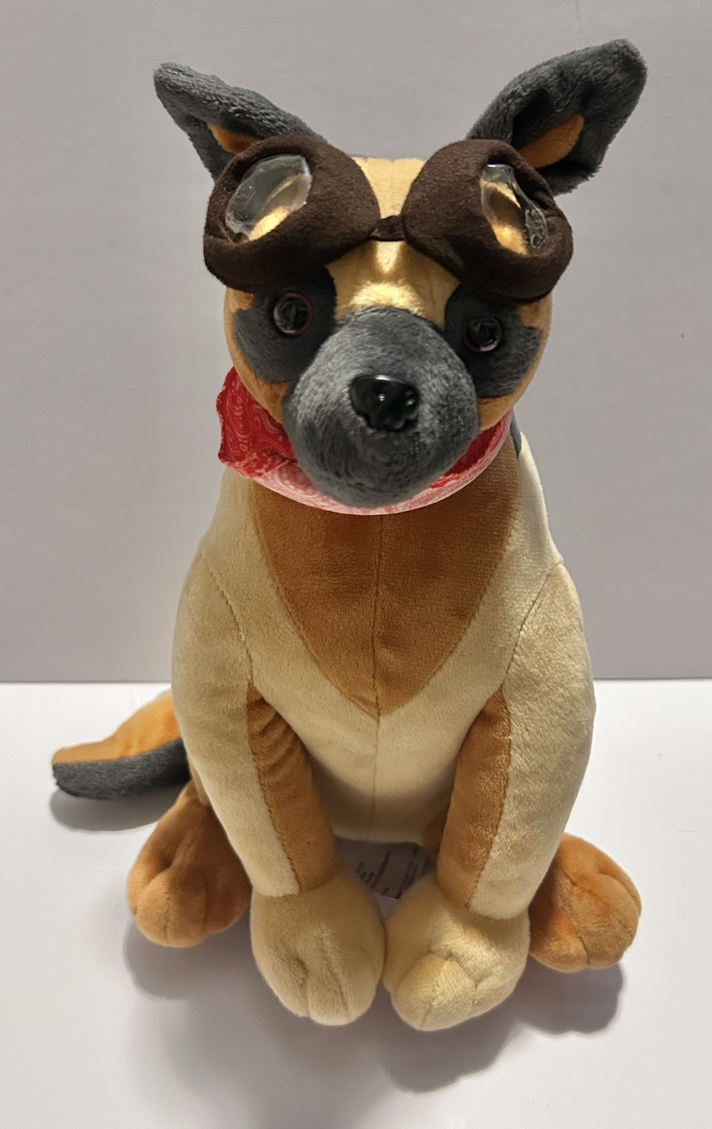 Fallout 4 Dogmeat Plush Figure Stuffed Animal Dog W/ Bandana & Goggles Bethesda