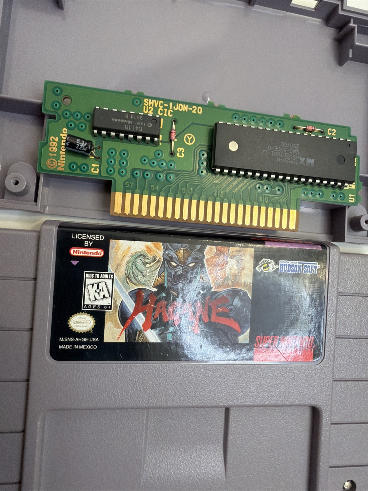 Hagane The Final Conflict Super Nintendo Game SNES Authentic +Collector Case
