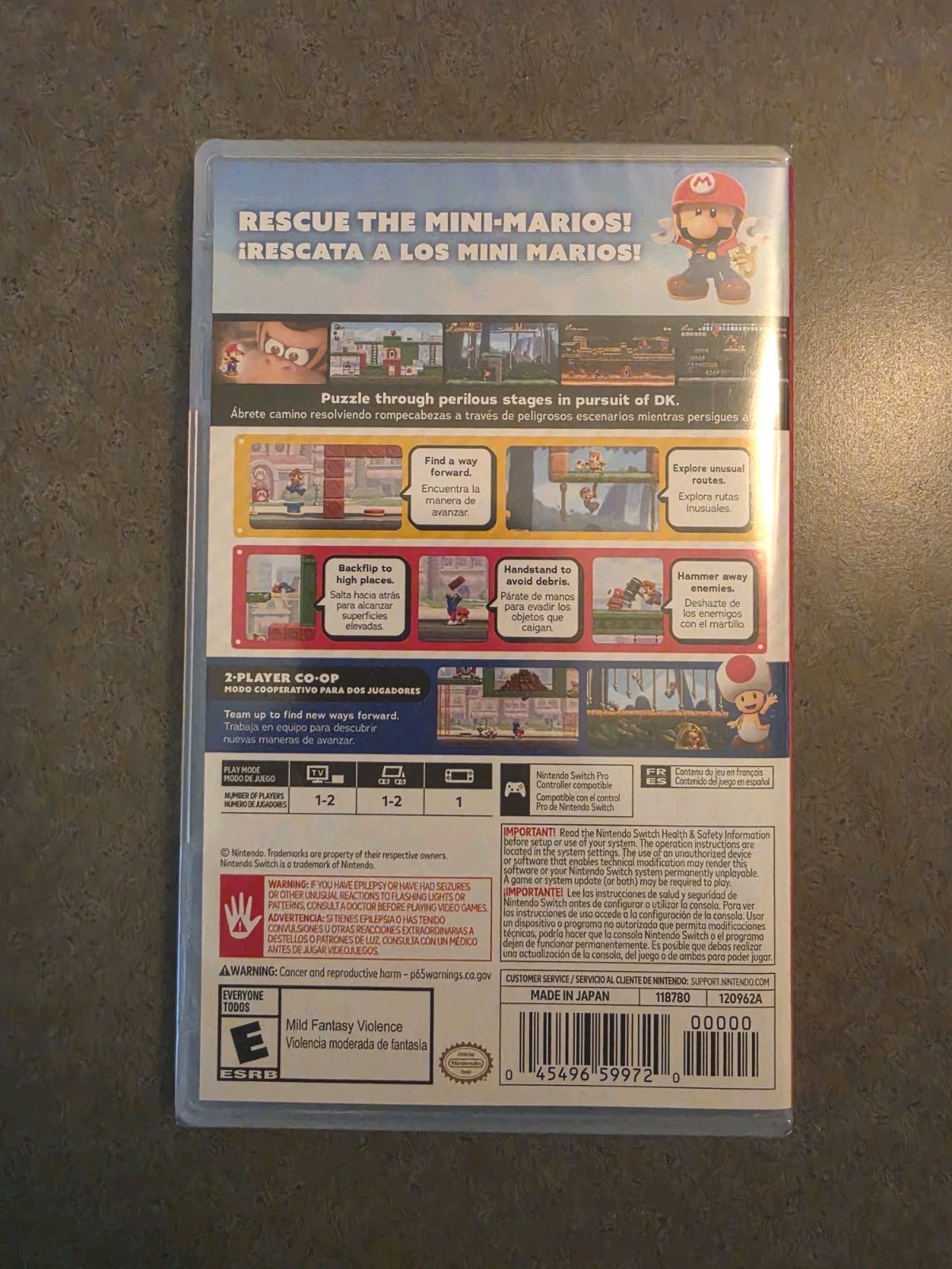 BRAND NEW SEALED Mario Vs Donkey Kong Nintendo Switch Game *SHIPS FAST*