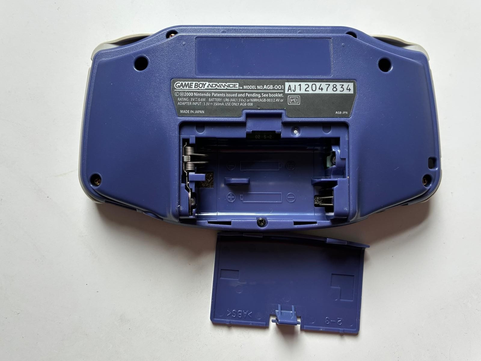 Nintendo Game Boy Advance GBA Console AGB-001 Blue – Tested 100% OEM Authentic
