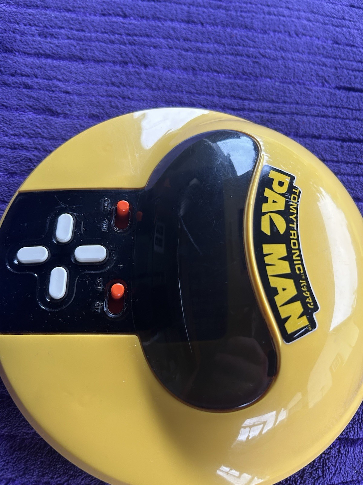 Vintage 1981 Tomytronic Pac-Man Handheld Electronic Game Tomy Tested Working