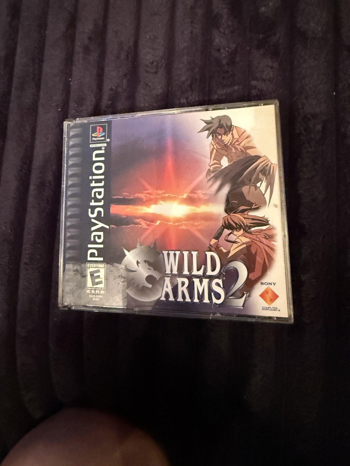 Wild Arms 2 (Sony PlayStation 1 PS1, 2000) GAME DISC & CASE