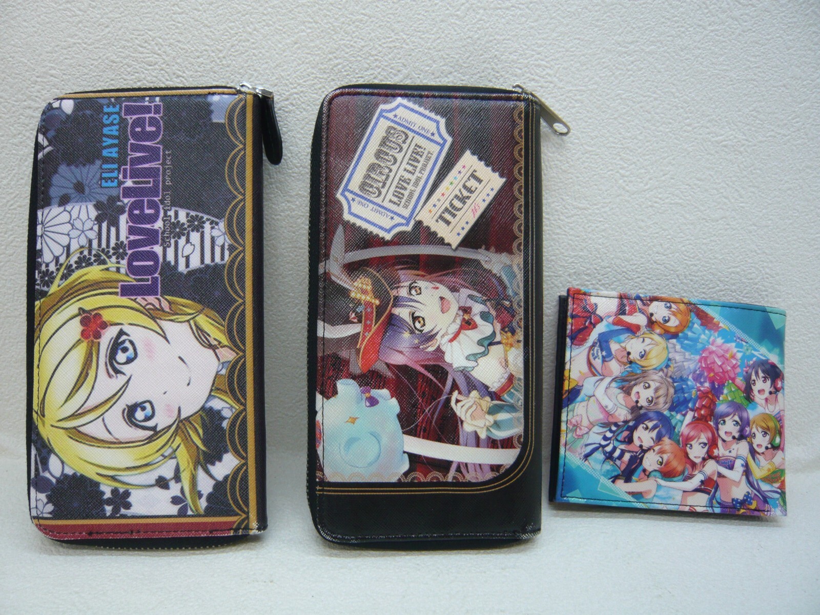 K-44-A-1　LOVE LIVE! SCHOOL IDOL PROJECT Wallets, set of 3 ERI AYASE UMI SONODA