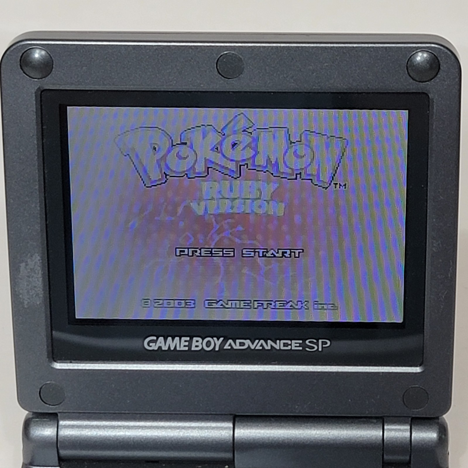 Nintendo Game Boy Advance SP GBA SP AGS-101 – US Model – Needs Screen