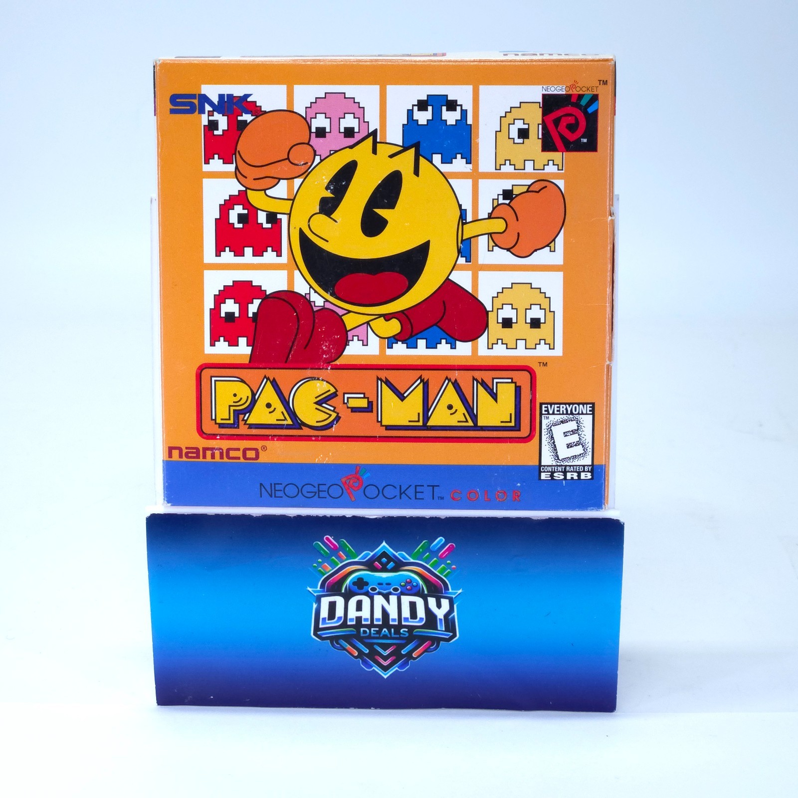 Pac-Man CIB W/ Manual + Saled CrossRings – Neo Geo Pocket Color