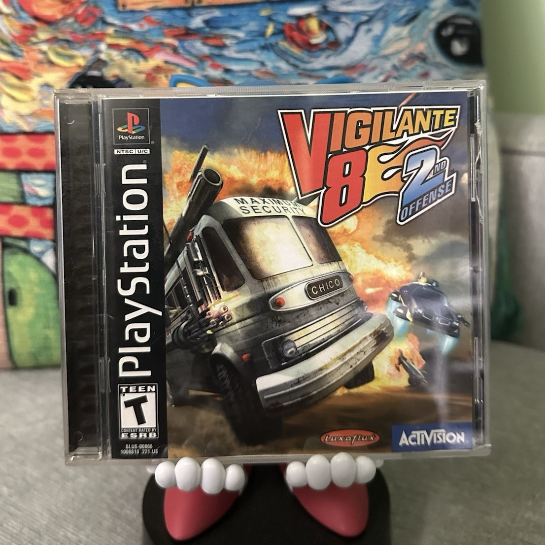 CIB Vigilante 8: 2nd Offense PS1 NTSC-U/C Racing Vehicular Combat T + Manual